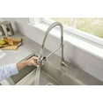 thumbnail image 5 of Gerber D451288 Foodie 1.75 GPM Single Hole Pre-Rinse Kitchen Faucet - Stainless Steel, 5 of 7