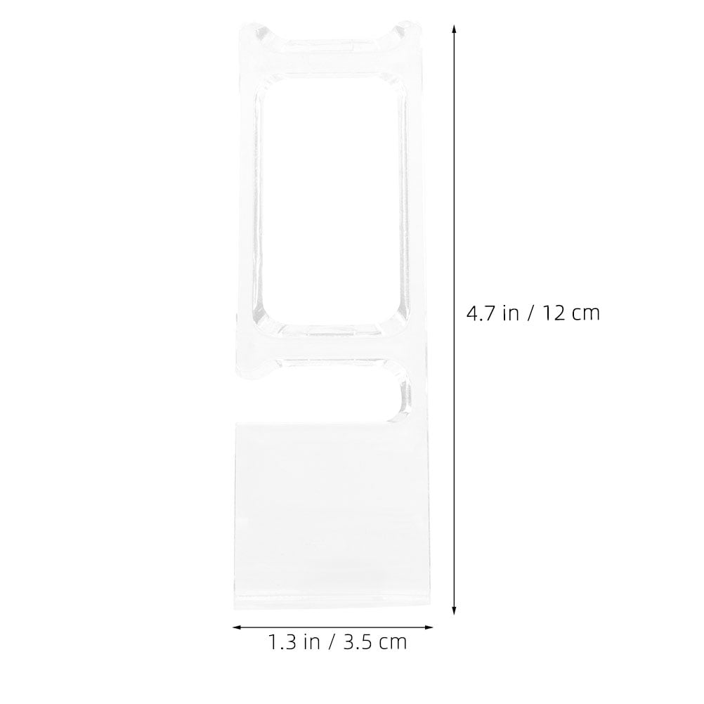 Raindrops 50Pcs Clear Watch Display Organizer Plastic Stand for Home Jewelry and Wristwatch Support