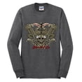 thumbnail image 2 of Wild Bobby, Biker Til I Die Live to Ride Motorcycle Cars and Trucks Mens Long Sleeve Shirt, Heather Black, X-Large, 2 of 3