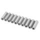thumbnail image 5 of Long Rod Nut, Long Rod Coupling Hex Nut Wear Resistant Silver High Hardness 10PCS For Installation ANGGREK Otros, 5 of 8