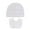 White, variant on Otqutp Elastic Hat for Toddler Baby Hat Mittens Hats For Boys Baby Hats 0 to 6 Months All Season Breathable Caps