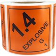 thumbnail image 1 of Hazard Classe 1 D.O.T. Étiquettes de Hazmat Explosives 1.4G / 4 x 4 Pouces Pouces / Lot de 500, 1 of 1