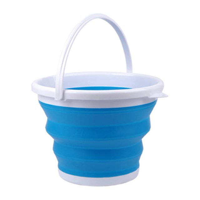 Cubo de plástico de 3L/5L, cubo plegable para lavado de coches, para acampar, pescar, lavar coches