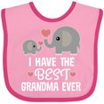 thumbnail image 3 of Inktastic Grandchild Best Grandma Ever Boys or Girls Baby Bib, 3 of 4
