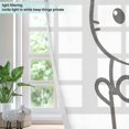 thumbnail image 4 of Yayeee Window Curtains Set of 2 for Living Room Light Filtering 63"x52", Cute Chubby Cat, 4 of 7