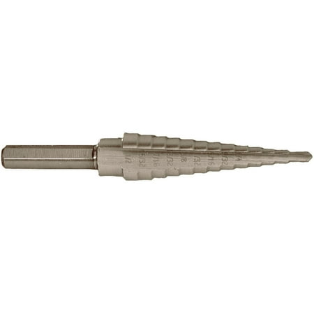 UPC: 0081838272005 | Century Drill & Tool 13 Step Zirconium Drill Bit –  1 each  sold by each