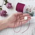 thumbnail image 5 of U8MO 100yards/roll Braided Nylon Thread Knotting Cord Beading String DIY Craft 0.8mm-Camellia, 5 of 9