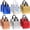 colorful, variant on 12 Pcs Non-Woven Reusable Gift Bags with Handles for Party Favor 8W x 4L x10''H