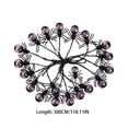 thumbnail image 3 of Halloween Spider String Lights 118.11 Inch Battery Operated Decor with 20 Purple LED Bulbs for Indoor Outdoor Home Party Decor, 3 of 7