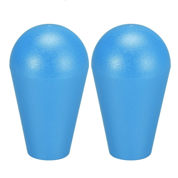 Ellipse Oval Joystick Rocker Ball Top Head Handle American Type Arcade Game DIY Parts Replacement Blue 2Pcs