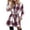 Red, variant on Tqcoqu Women's Plaid Faux Flannel Shirt Dress,Lapel Long Sleeve Belted Waist Button Down Mini Dress,Fall Winter Trendy Clothes