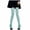 Mint Green, variant on Women's Floral Patterned Fishnet Tights Y2k Flower Pantyhose Retro Floral Stocking Tights Size One Size,Mint Green
