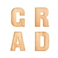 thumbnail image 5 of GRAD Graduation Wooden Letter Serving Tray, Rustic Wood Alphabet Snack Platter, Grad Party Dessert Food Display Decor Board, 5 of 6