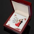 thumbnail image 6 of You Are The Missing Piece to My Heart Alluring Ribbon Necklace, 6 of 20