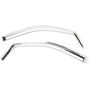 Putco 480059 Element Chrome Window Visor In Channel; Front; [Available While Supplies Last];