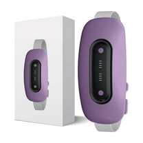 Electric Heating Pad, Portable Cordless Menstrual Heating Pad with 4 Heat Levels and 4 Massage Modes, Fast Large Heating Belly Wrap Belt(Light Purple)