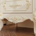 thumbnail image 6 of WIAWG Nightstand with 2 Drawers,French Provincial Furniture Bedside Table , Sofa End Tables,White, 6 of 12