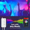 thumbnail image 2 of USB LED Music String Light Bluetooth App Control Waterproof Outdoor Clear Fairy Lights for Christmas Tree Decoration, 2 of 8