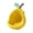 Yellow A, variant on Pear Shaped Hanging Bird Bed for Small Parakeets, Budgies, Cockatiels - Fruit Style with Leaf Detail - Large, 7.5 x 5.5 Inches
