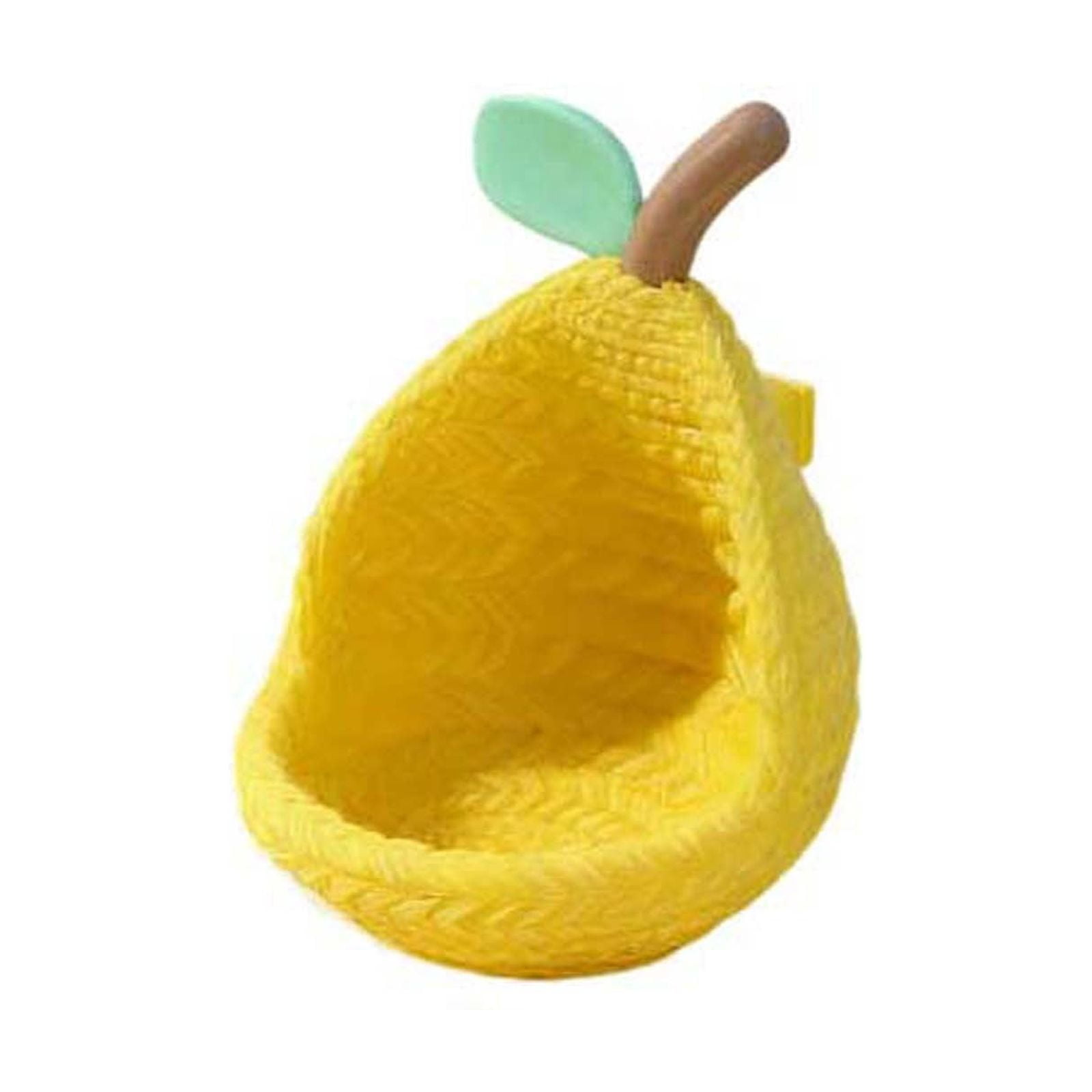 Cute Pear-Shaped Bird Bed for Cage,Soft Rest Space with Comfortable Pad for Small-Sized Birds | Weave Hanging Bird Cage for Lovebird Canary Budgie