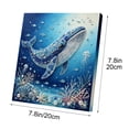 thumbnail image 2 of JWZZYD Ocean Theme Pearl Art Diy Kit, 7.8x7.8 Inch Ocean Diamond Art For Beginners, Ocean Diamond Art, DIY Craft Kit, Beginner Friendly, Adult Activity, Ocean Theme, Whale, 2 of 6