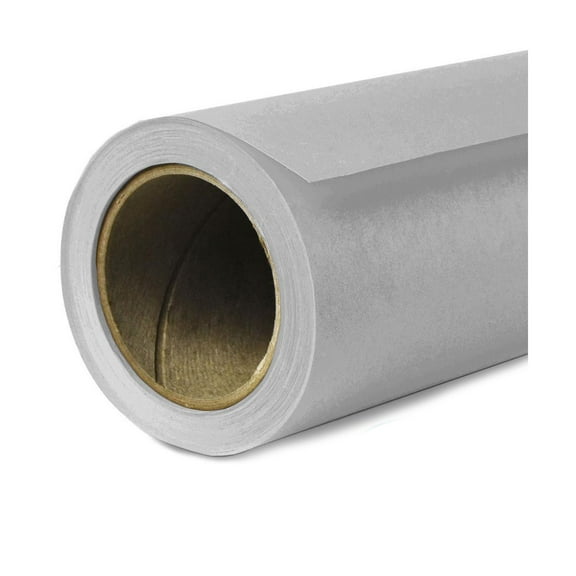 Savage Seamless Paper Photography Backdrop - #60 Focus Gray (86 in x 36 ft) for Youtube Videos, Live Streaming, Interviews and Portraits - Made in USA