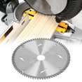 thumbnail image 4 of Hoja De Sierra Circular, Balance 80T Hoja De Corte Tamaño Estándar De Baja Vibración Con Dientes Alternativos Para Proyectos De Carpintería ANGGREK Circular Saw Blade, 4 of 8