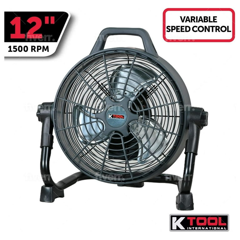 Lwory 77712 12 Inch Battery Operated Rechargeable High Velocity 