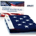 thumbnail image 2 of ANLEY American US Flag 2x3 Ft Heavy Duty 210D Polyester - Embroidered Stars and Sewn Stripes - USA Banner Flags with Brass Grommets, 2 of 6