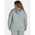 thumbnail image 3 of Athletic Works Women's and Women's Plus Super Soft Hoodie, Sizes XS-4X, 3 of 5