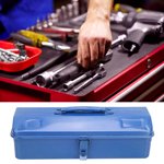 Tool Box, Iron Toolbox Multifunction Tool Case, Portable Thickened For Home Household Factory Repair Shop