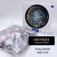 thumbnail image 4 of Cerem 1000 Pieces Jigsaw Puzzle - Round Art Puzzle for Wall Decor - Difficult and Challenge Game - Large 27 Inch - City View, 4 of 7