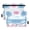 Blue Palm Beach Salty Soul, variant on Dailycode 2 Pack Pencil Pouch for 3 Ring Binder Smooth Zipper Folders with Pockets Clear Window Pencil Case, Grey Sundays Collage