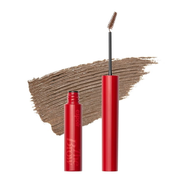 Espoir The Brow Color Fixing Cara #2 Taupe 0.1 Fl Oz | Fácil fijación sin grumos con cepillo fino | Máscara de pestañas para cejas a prueba de manchas de larga duración | Gel teñido para colorear Soft