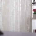 thumbnail image 4 of Cortina Romántico Floral Tul Voile Cortina Drapeado Panel Sheer Bufanda Cenefas Blanco Likrtyny Libre de BPA, 4 of 8