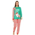 thumbnail image 3 of Kayannuo Christmas Pajamas for Family Christmas Print Womens Pajamas Christmas Fashion Long Sleeves Women Printed Top+Pants Family Matching Pajamas Set, 3 of 8