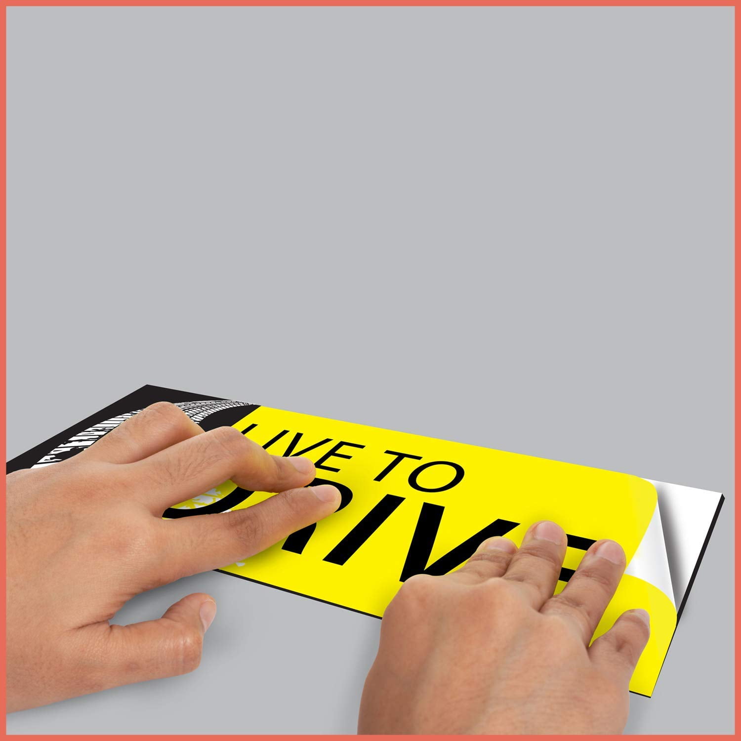 Magnetic Material Sheet Black Thin & Flexible for Magnetizing Bumper Sticker (12 x 16 Inches 4 pack)