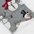 thumbnail image 3 of CLOOCL New Pants Women Cute Snowman Printing Harajuku Slacks Elastic Waist Trousers, 3 of 6