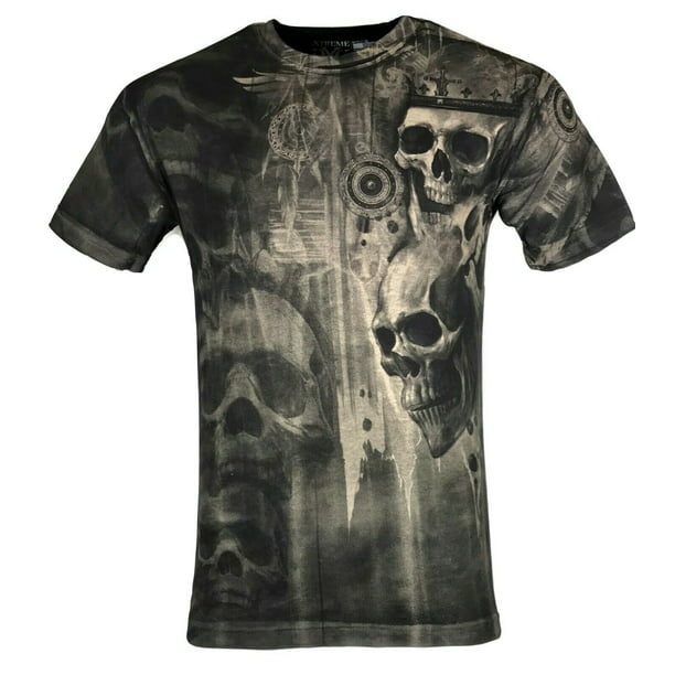 Xtreme Couture - XTREME COUTURE by AFFLICTION Mens T-Shirt DEATHS GRIN ...