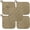 Sand/Tan, variant on 5Pcs Kitchen Pot Holders Set Heat Resistant Pure Cotton Potholders Kit Trivets Large Coasters Hot Pads Pot Holders for Everyday Cooking and Baking by 6.5 x 6.5 Inch