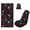 Black and Red-Skull Rose Crow, variant on Leopard Print Towel Car Seat Cover for Front Seats Multi-Purpose Sweat Towel with Storage Bag 60 x 33 Inch Car Seat Hoodie Towels Universal Fit Sedan Truck SUV Van