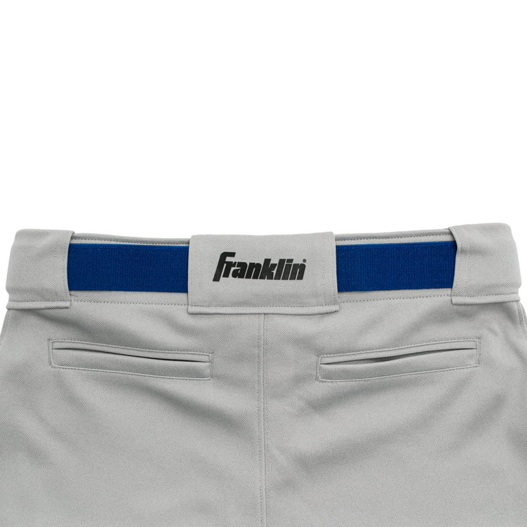 Franklin Sports Youth Baseball Pants - Gray - Large 
