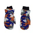 thumbnail image 1 of Inteprter 3 pares de manoplas para niños camuflaje impermeable de invierno para actividades al aire libre azul Suministros térmicos Naranja, 1 of 5