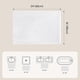 thumbnail image 4 of Soft White Super Absorbent Bath Mat Tub for Shower 16' x 24', 4 of 5