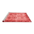 thumbnail image 2 of Ahgly Company Machine Washable Indoor Round Oriental Red Traditional Area Rugs, 4' Round, 2 of 4