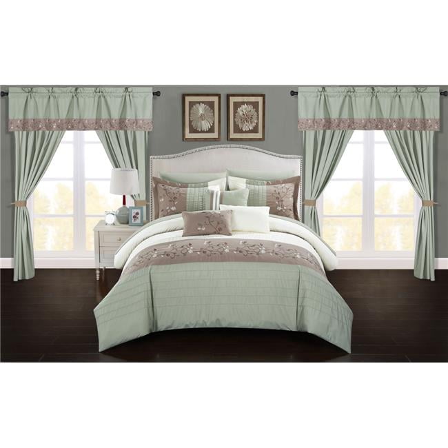 Karye Sage 20 Piece Comforter Set King