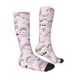 thumbnail image 3 of Haiem No Drama Llama Socks, Funny Novelty Crazy Design Cotton Socks Sports Socks Knee High Socks For Men, Women,1Pairs - Gift For Working Friends, 3 of 9
