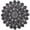 Black, variant on 20 Inch Round Lace Doilies - Handmade 100% Cotton Crochet Cloth, Large Knitted Doily for Table Placemats, Coasters, Sofa Cover or Furniture Protector, Rustic Farmhouse Home Decor