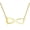 Gold, variant on Infinite Custom Name Necklace for Women Personalized Pendant Necklace with Any Name Silver/Gold/Rose Gold Stainless Steel Customized Necklace