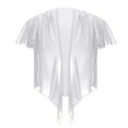 thumbnail image 3 of Womens Shrug Chiffon Shawl Wraps Solid Sheer Open Front Tie Knot Cover Ups Shawl Cardigan Boleros for Evening Dress, 3 of 5